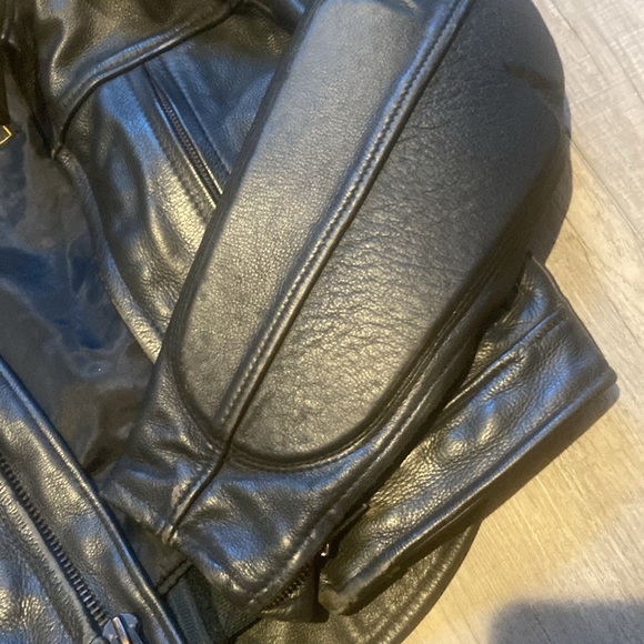 Johnson Leather women's motorcycle jacket size 8 - Picture 4 of 7